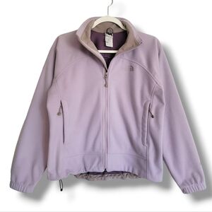 The North Face Full Zip‎ Fleece Jacket Size Small Light Purple